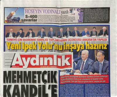 Aydınlık Gazetesi 30 Mayıs 2019 - Şampiyon Galatasarayın Perde Arkası - Ağlaşan Atatürk Sevdalıları Ve İstanbul Seçimi GZ94438 - 1