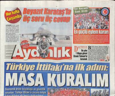Aydınlık Gazetesi 30 Nisan 2019 - Dört Yabancı Kuruluştan Ortak Youtube Kanalı - İspanya Sandıkta Koalisyon Dedi GZ95231 - 1