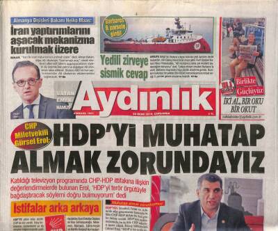 Aydınlık Gazetesi 30 Ocak 2019 - Marksın Çizgi Filmini İlk Gün Milyonlar İzledi - Üreticinin Yakıtı Benzinden Pahalı GZ95235 - 1