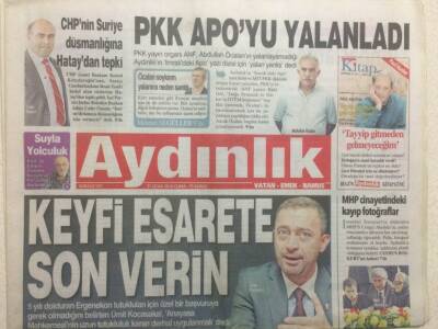 Aydınlık Gazetesi 31 Ocak 2014 - Keyfi Esarete Son Verin GZ29671 - 1