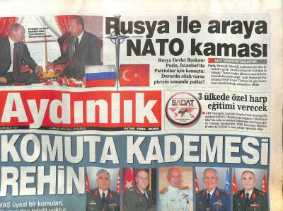Aydınlık Gazetesi 4 Aralık 2012 - Komuta Kademesi Rehin GZ107272 - 1