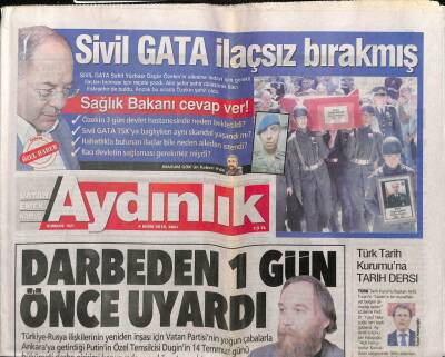 Aydınlık Gazetesi 4 Ekim 2016 - Sivil GATA İlaçsız Bırakmış - Muhalif Askerler Rusyayı İkna Etti GZ94719 - 1