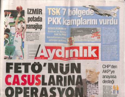 Aydınlık Gazetesi 4 Kasım 2015 - Dink İddianamesi 2. Kez İade Edildi - ABD Askerlerine Türkiye Yasağı GZ94781 - 1