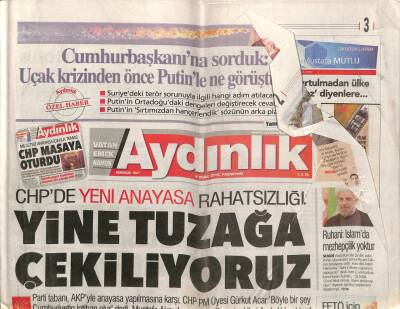 Aydınlık Gazetesi 4 Ocak 2016 - 2015in Son Enflasyon Verisi Bugün Açıklanacak. Beklenti Yüzde 8.49 Olacağı Yönünde GZ94442 - 1