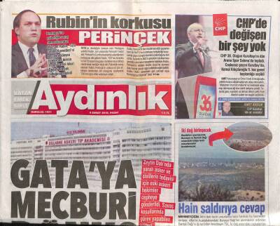 Aydınlık Gazetesi 4 Şubat 2018 - Öcalan Posterleri Bir Bir İndiriliyor - Rubinin Korkusu Perinçek GZ94687 - 1