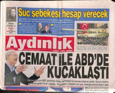 Aydınlık Gazetesi 5 Aralık 2013 - ÖSOdan Esadsız Geçişte Geri Adım - Erdoğan Resmi Dil Sözü Verdi GZ94639 - 1