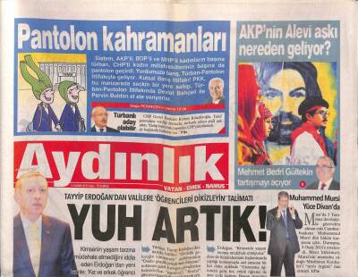 Aydınlık Gazetesi 5 Kasım 2013 - AKPnin Alevi Aşkı Nereden Geliyor ? NATO Heyeti Hatayda Teröristlerle Görüştü GZ94632 - 1