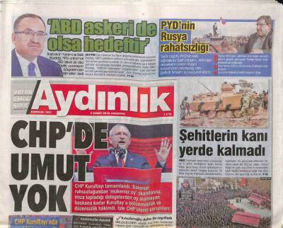 Aydınlık Gazetesi 5 Şubat 2018 - Tankımızı Vurdukları Bölge Temizlendi - Türk Otomotivinden Rekor Üretim GZ95130 - 1
