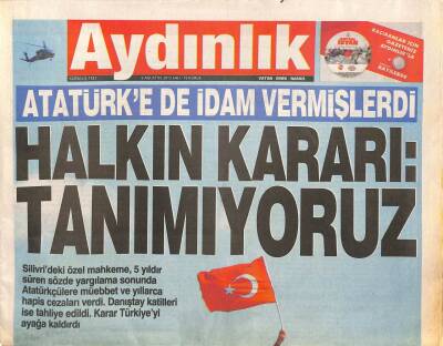 Aydınlık Gazetesi 6 Ağustos 2013 - RTÜ Rektörü İstifa Etti - Kültür Bakanlığı TCyi Sildi GZ106421 - 1
