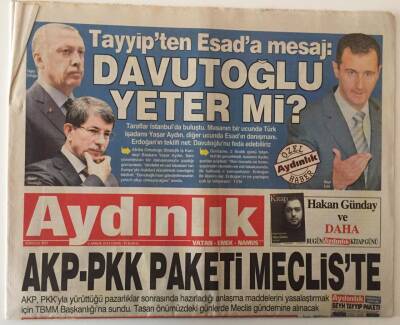 Aydınlık Gazetesi 6 Aralık 2013 - AKP - PKK Paketi Mecliste GZ28469 - 1