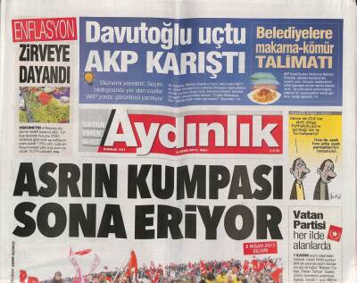Aydınlık Gazetesi 6 Ekim 2015 - Usta Oyuncu Tomris İncer Hayatını Kaybetti - ABDnin Yeni PYD Planı GZ94677 - 1