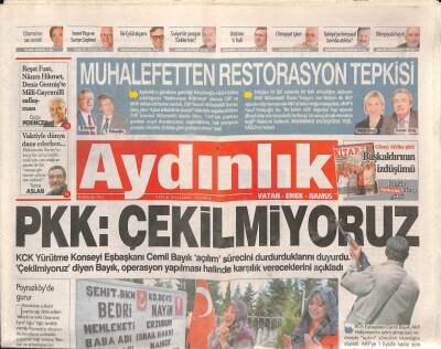 Aydınlık Gazetesi 6 Eylül 2013 - Reşat Fuat , Nazım Hikmet , Deniz Gezmişte Milli-Gayrımilli Saflaşması GZ94450 - 1
