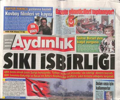 Aydınlık Gazetesi 6 Eylül 2018 - Van Gölünün Sırları Akdamarda Sergileniyor - Fındık Üreticisi Depo İstiyor GZ95220 - 1