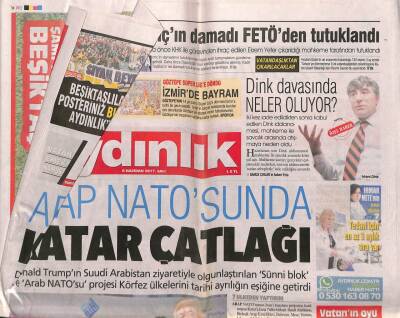 Aydınlık Gazetesi 6 Haziran 2017 -Mustafa Armağan Atatürke Hakarete Yasallık İstiyor - 2016-2017 Sezonu Süper Lig Şampiyonu BEŞİKTAŞ GZ94777 - 1