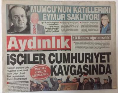 Aydınlık Gazetesi 6 Ocak 2013 - İşçiler Cumhuriyet Kavgasında GZ26340 - 1