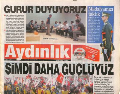 Aydınlık Gazetesi 7 Ağustos 2013 - Selçuk Yulayı Kaybettik - Nusra Cephesi Alevi Katliamı Yaptı GZ106423 - 1