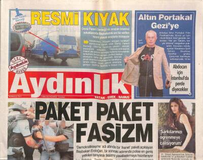 Aydınlık Gazetesi 7 Ekim 2013 - Jandarmadan Polisleşmeye Tepki - Ergenekonda Kemalistler Ve Sosyalistler Yargılanıyor GZ94407 - 1