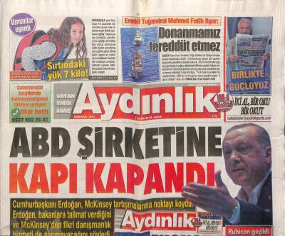 Aydınlık Gazetesi 7 Ekim 2018 - TL İle Sözleşme Dönemi Başladı - ABD Şirketine Kapı Kapandı GZ94683 - 1