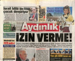 Aydınlık Gazetesi 7 Eylül 2017 - En Güzel Gözlü Maarif Müfettişinin OğluCan Yücel - Yurtta Sulh Koduyla Helikopterler İndi GZ9108 - 1