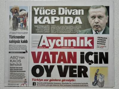 Aydınlık Gazetesi 7 Haziran 2015 - Yüce Divan Kapıda GZ53072 - 1