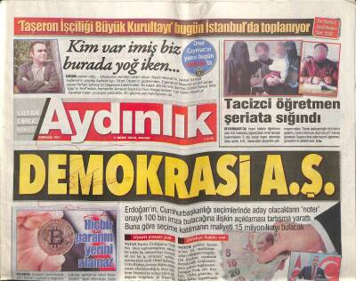 Aydınlık Gazetesi 7 Ocak 2018 - Türkiye İle Almanya Yeni Sayfa Açıyor - Batı Asya Seddi Ayakta Kalmaklı GZ95103 - 1