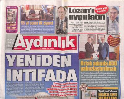 Aydınlık Gazetesi 8 Aralık 2017 - TÜSİAD Yeniden Açılım İstedi - Vatan Partisi ABDnin Kapısına Dayanacak GZ94788 - 1