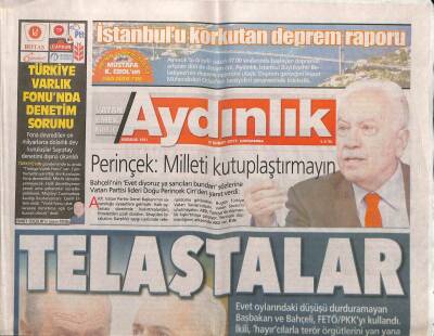 Aydınlık Gazetesi 8 Şubat 2017 - ABD Yalnızlaştırıyor Rusya Güvence Veriyor - Perinçek Milleti Kutuplaştırmayın GZ94784 - 1