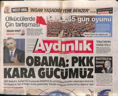 Aydınlık Gazetesi 8 Temmuz 2015 - Fenerbahçede Van Persie Heyecanı - John Allen Ankarada GZ94728 - 1