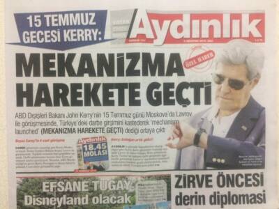 Aydınlık Gazetesi 9 Ağustos 2016 - Mekanizma Harekete Geçti GZ29196 - 1