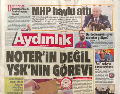Aydınlık Gazetesi 9 Ocak 2018 - Avrupadaki Krizi İpek Yoluyla Aşacak - Beşiktaş Forvetini Kanadada BulduLarin GZ95105 - 2