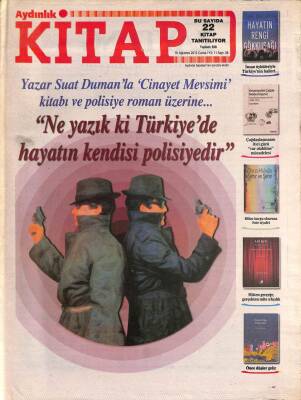 Aydınlık Gazetesi Kitap Eki 10 Ağustos 2012 - Yazar Suat Dumanla Cinayet Mevsimi Kitabı Ve Polisiye Romanı Üzerine... GZ96540 - 1
