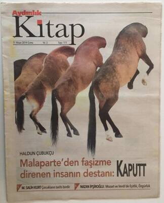 Aydınlık Gazetesi Kitap Eki 11 Nisan 2014 - Haldun Çubukçu Kaputt GZ28480 - 1