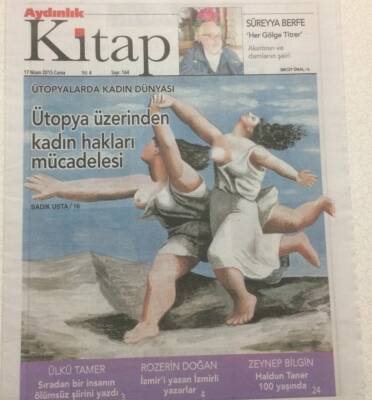 Aydınlık Gazetesi Kitap Eki 17 Nisan 2015 - Ütopya Üzerinden Kadın Hakları Mücadelesi GZ47817 - 1