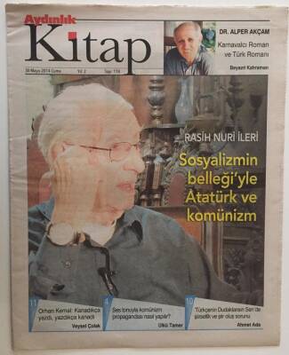 Aydınlık Gazetesi Kitap Eki 30 Mayıs 2014 - Rasih Nuri İleri Sosyalizmin Belleğiyle Atatürk Ve Komünizm GZ28484 - 1