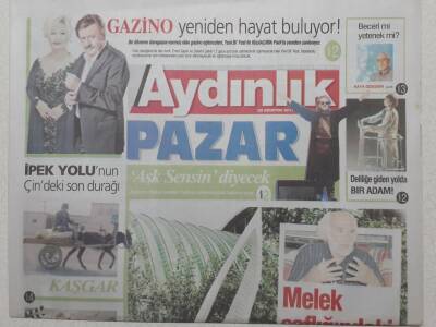 Aydınlık Gazetesi Pazar Eki 30 Ağustos 2015 - İpek Yolunun Çin deki Son Durağı GZ53099 - 1