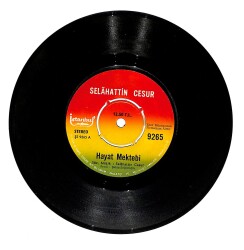 Selahattin Cesur - Hayat Mektebi / Kilitli Kalp PLAK (10/7.5) PLK24721 - Gökçekoleksiyon