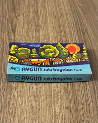 Aygün Sulu Boyaları 7 Renk 1990s AOB4964 - 4