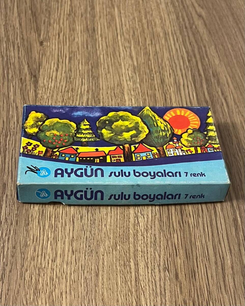 Aygün Sulu Boyaları 7 Renk 1990s AOB4964 - 4