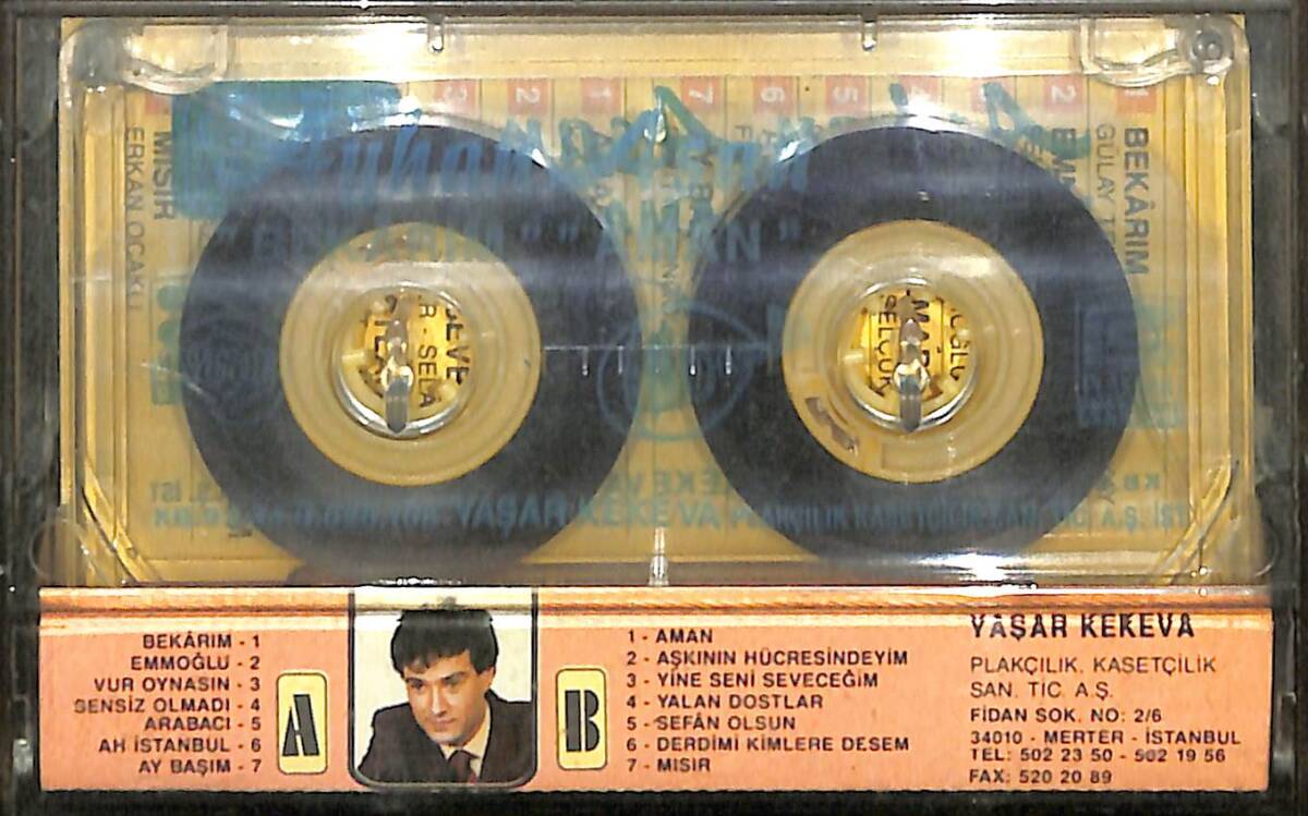 Ayhan Aşan - Bekarım / Aman Kaset (İkinci El) KST28153 - 2