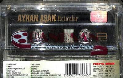 Ayhan Aşan - Hatıralar Kaset KST17308 - 2