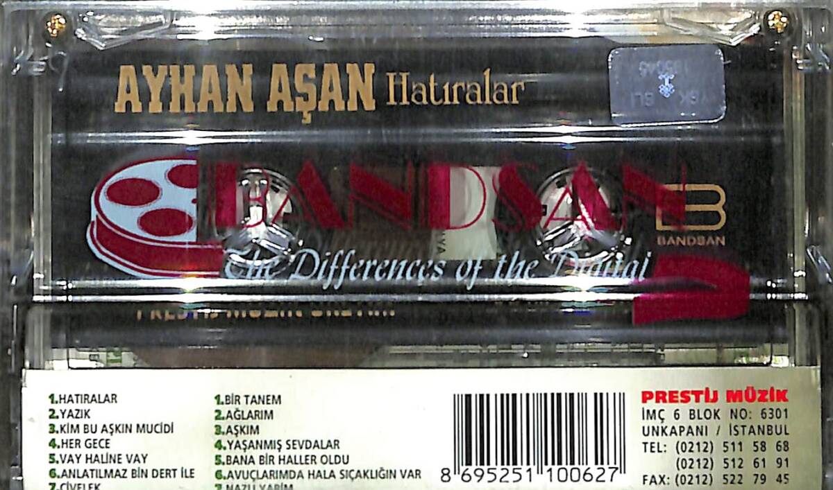 Ayhan Aşan - Hatıralar Kaset (Sıfır) KST28090 - 2