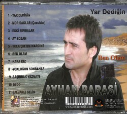 Ayhan Barasi - Yar Dediğin Ben Olam CD (İkinci El) CD4182 - 2