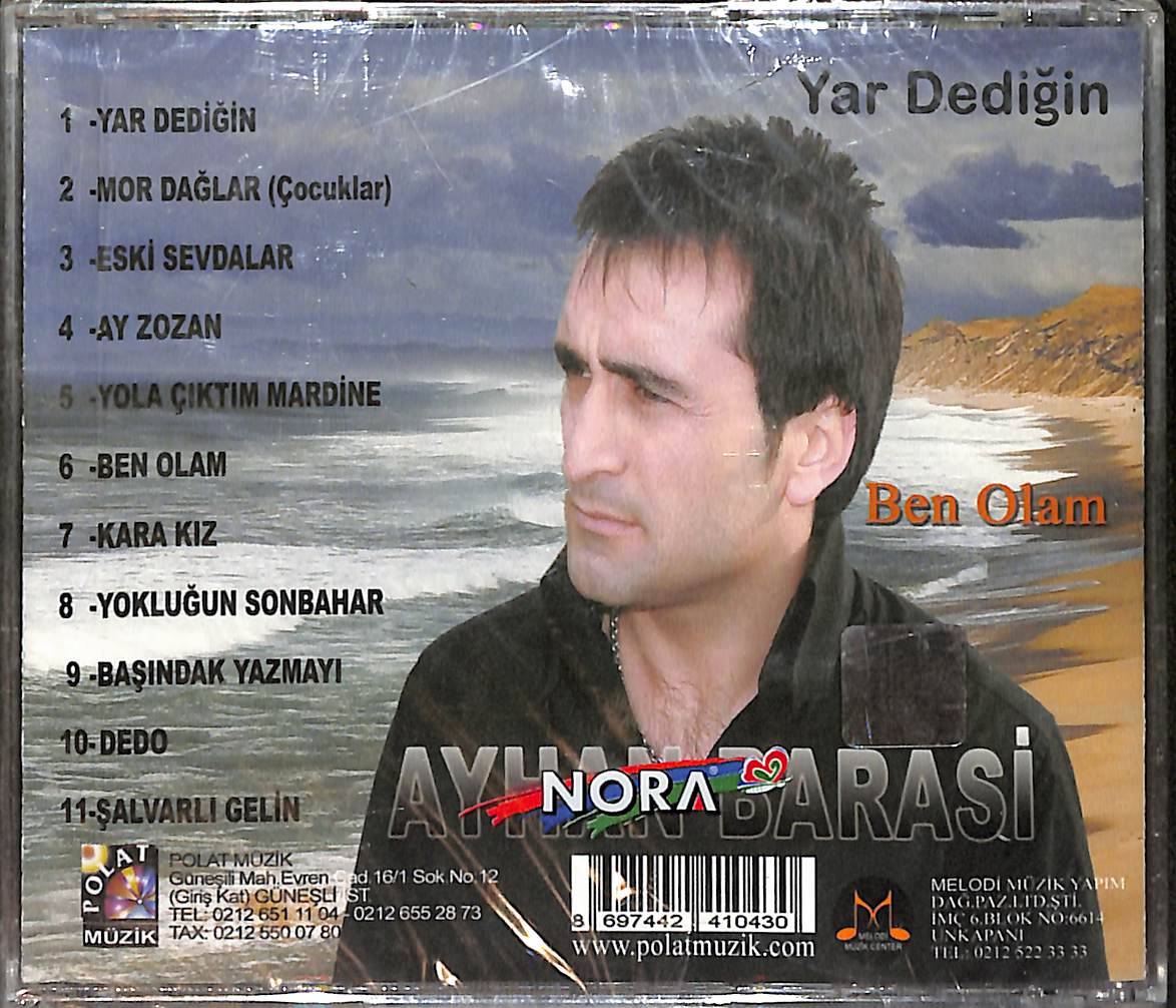 Ayhan Barasi - Yar Dediğin Ben Olam CD (Sıfır) CD4835 - 2