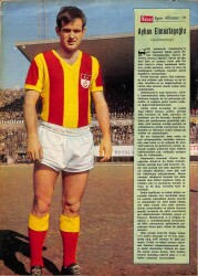 AYHAN ELMASTAŞOĞLU (GALATASARAY) ESKİ POSTER (24X33 CM) KRT17689 - Gökçekoleksiyon