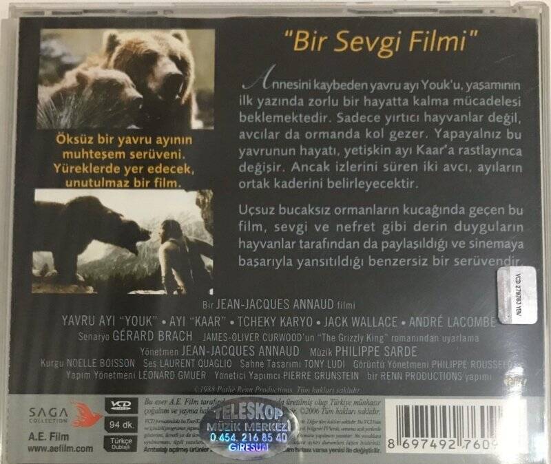 Ayı Lours VCD Film VCD4743 - 2