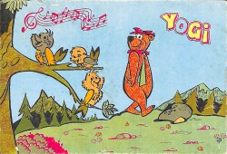 Ayı Yogi Kartpostal KRT3900 - Gökçekoleksiyon