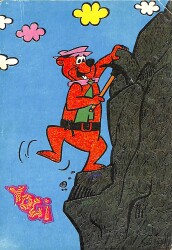 Ayı Yogi Kartpostal (Küçük Boy) KRT22264 - Gökçekoleksiyon