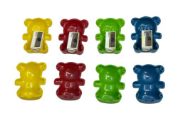 Ayıcık Formunda Plâstik Kalemtraş Lot AOB5404 - 2