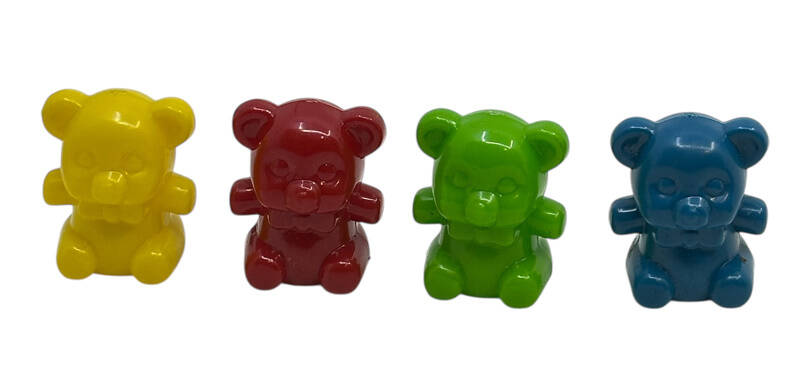 Ayıcık Formunda Plâstik Kalemtraş Lot AOB5404 - 3