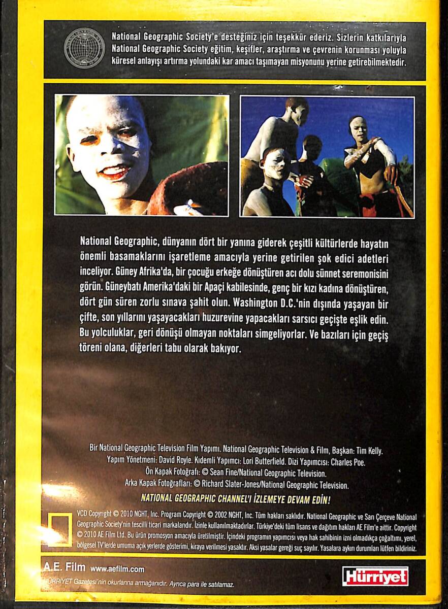 Ayinler (National Geographic) VCD (İkinci El) DVD2586 - 2